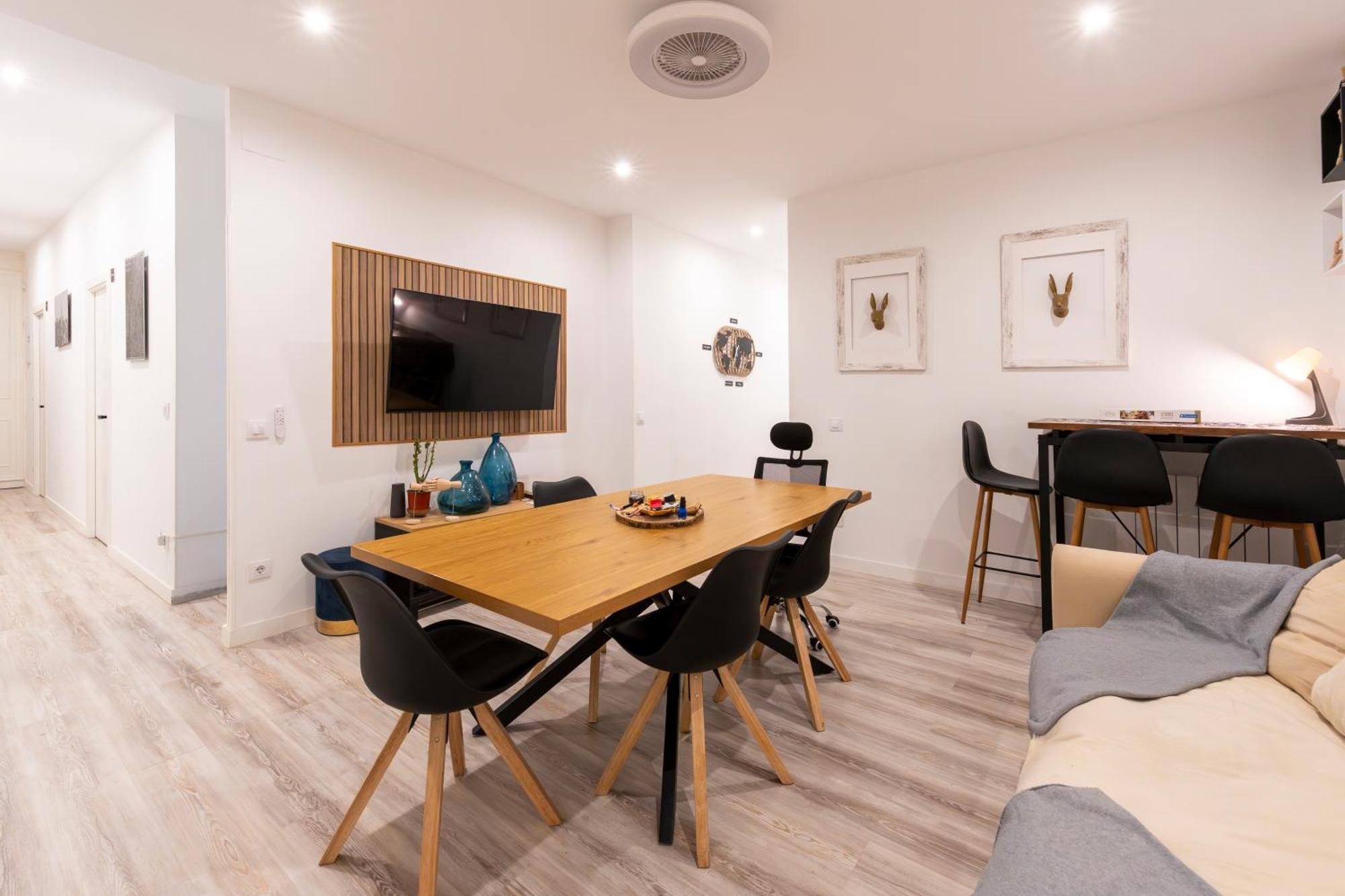 Barcelona Con Comodidad Y Zonas Compartidas Gran Via-madrid Sbe103 Apartamento Madrid