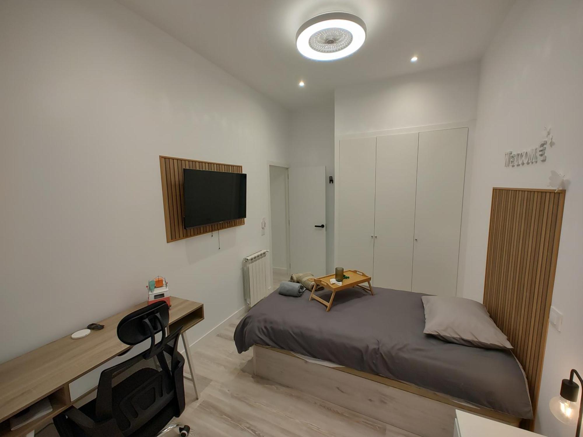 Barcelona Con Comodidad Y Zonas Compartidas Gran Via-madrid Sbe103 Apartamento